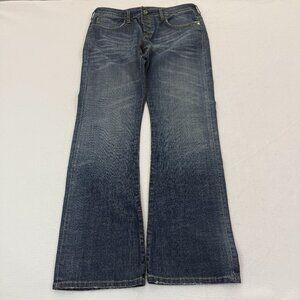 Buffalo David Bitton Jeans KING Mens Size 33 x 32 Blue Slim Bootcut Denim